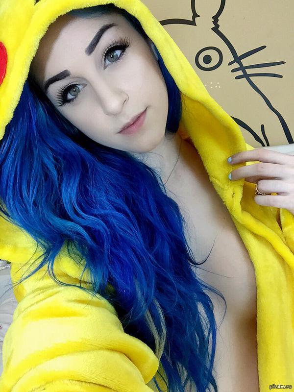 Sunday cuteness - NSFW, Milota, Photo, Girls, Pikachu, Totoro, Perfect girl, Breast