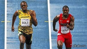 Чемпионат Мира 2015 Гатлин сбивает Болта на сегвее