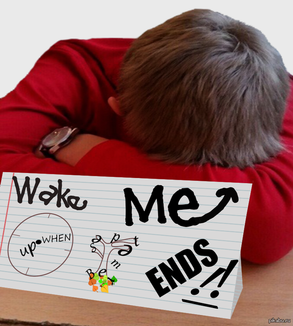 Wake me up when september ends