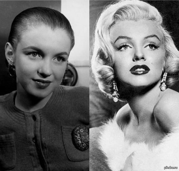 Норма Джин и Мерилин Монро | Пикабу