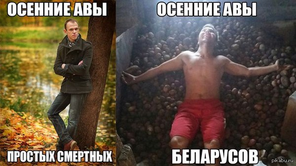 Осенние фото у Беларусов)