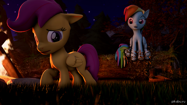 Ночь у костра