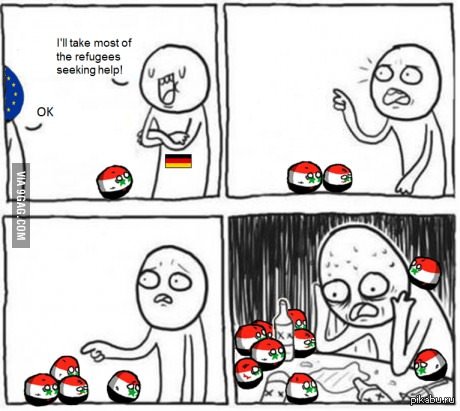 Германия - Я возьму большинство беженцев, обращаюшихся за помошью