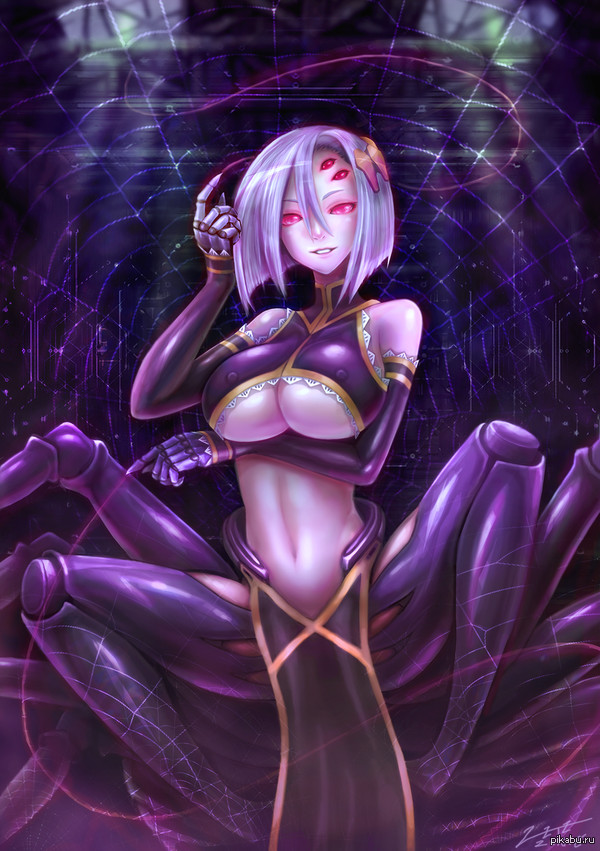 Rachnera Arachnera - NSFW, Rachnera Arachnera, Monster Girl, Аниме, Monster musume no iru nichijou, Паук, Anime Art