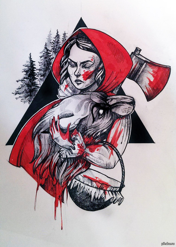 Красная-прекрасная шапочка;)