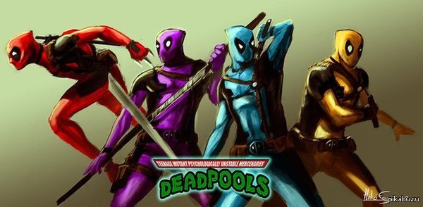 Team Mutant Crazy Deadpools