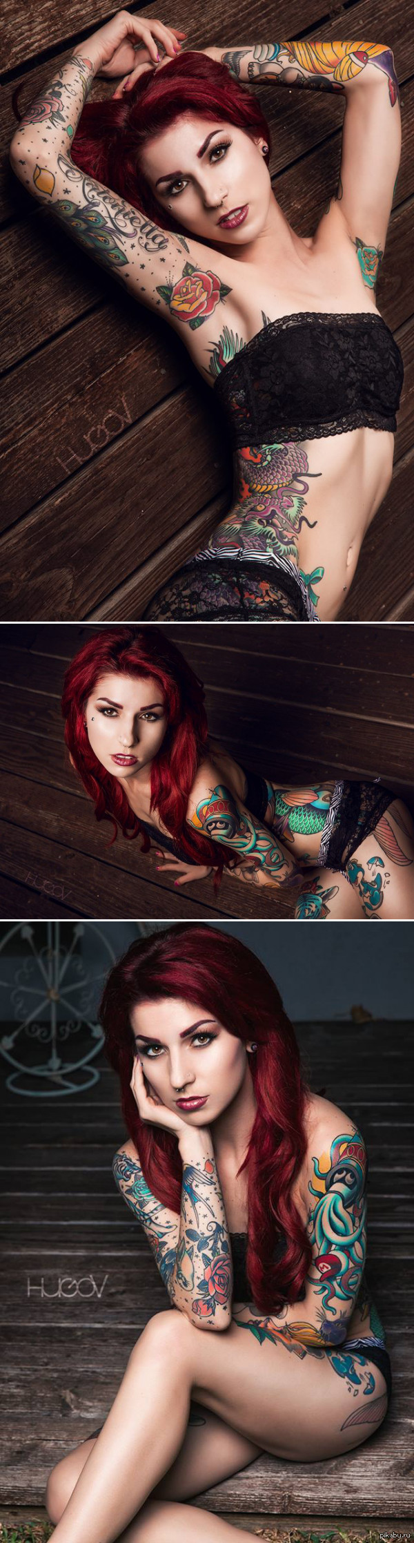 Airica Michelle - NSFW, Tattoo, Girls, Girl with tattoo, Piercing, Longpost
