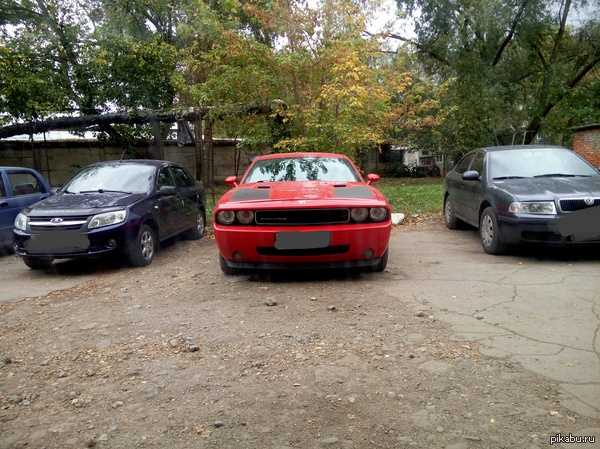 You can't forbid living beautifully ... - Car, Как так?, Photo, Mx4, Dodge challenger, How?