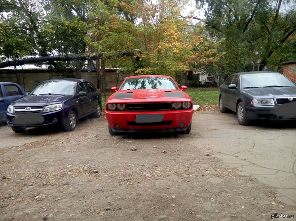 Красиво жить не запретишь... - Машина, Как так?, Фото, Mx4, Dodge Challenger, Как?