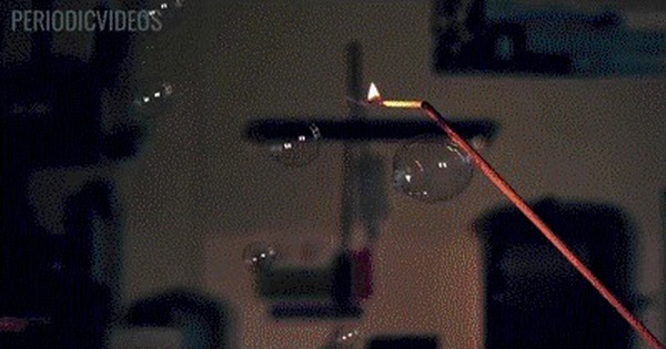 "Взрыв пузырька с водородом" | Пикабу