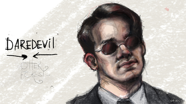 Небольшой рисунок Сорвиголовы