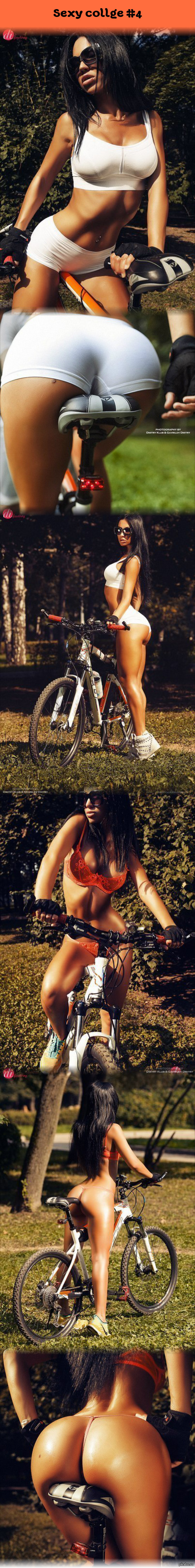 Sexy collage #4 - NSFW, Sexuality, Beautiful girl, Booty, A bike, Longpost