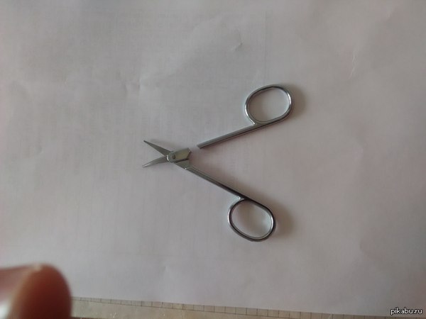 Russian nail vs Chinese scissors - My, Scissors, Nails, China, Russia