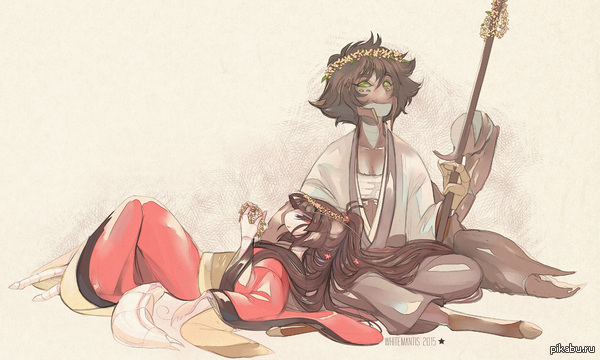 Blade Under Mask: Flower Crafting : WhiteMantis