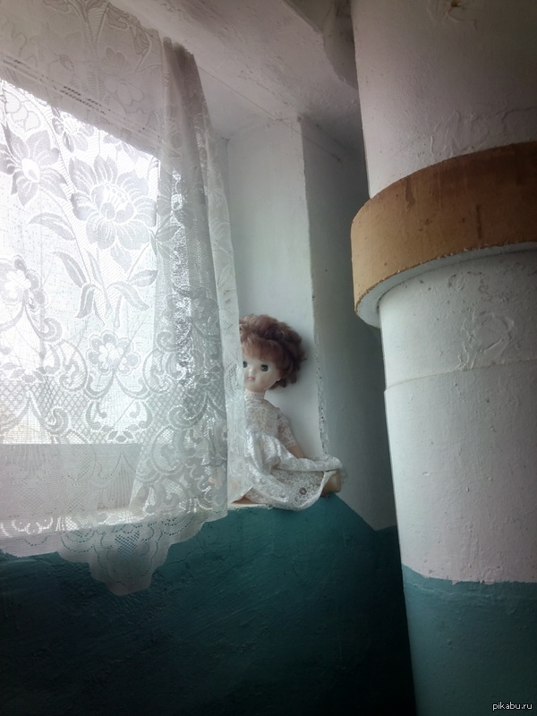 Walkway doll. Imagine her in the dark - My, The fright, Doll, Time for drop dead stories