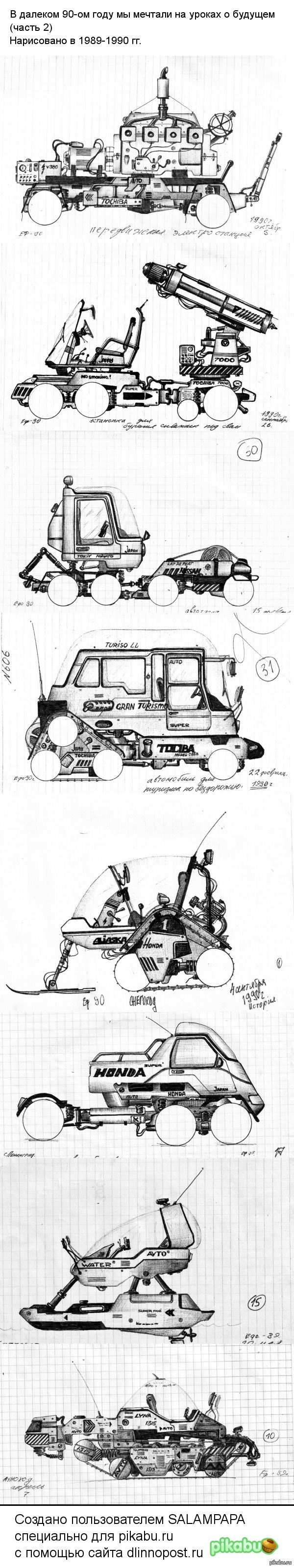 В далеком 90-ом году мы мечтали на уроках о будущем (часть 2)