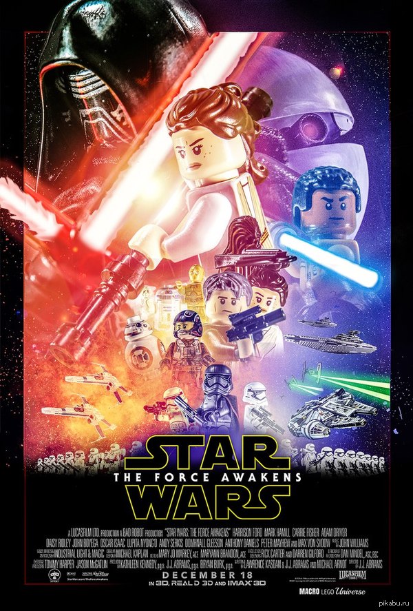 LEGO постер Пробуждения Силы