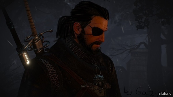 Как вам? Ведьмак косплеит Биг Босса.