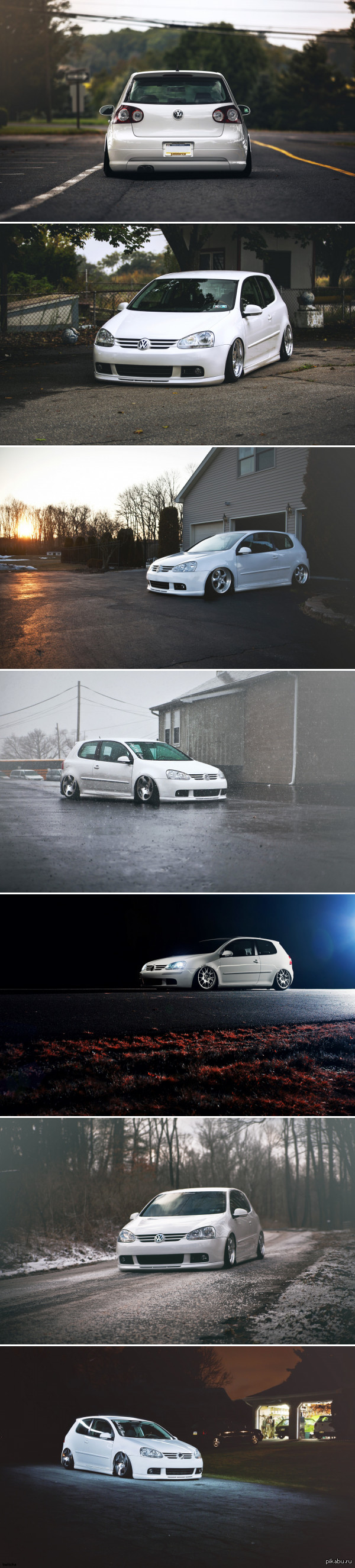 volkswagen Volksvagen Golf Mk5 White