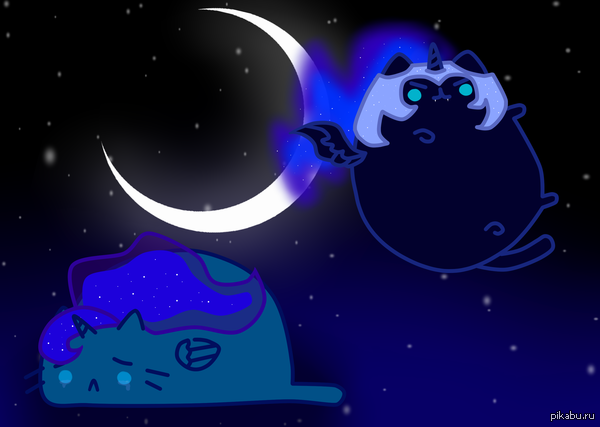 (Kitties) Luna and Nightmare Moon 