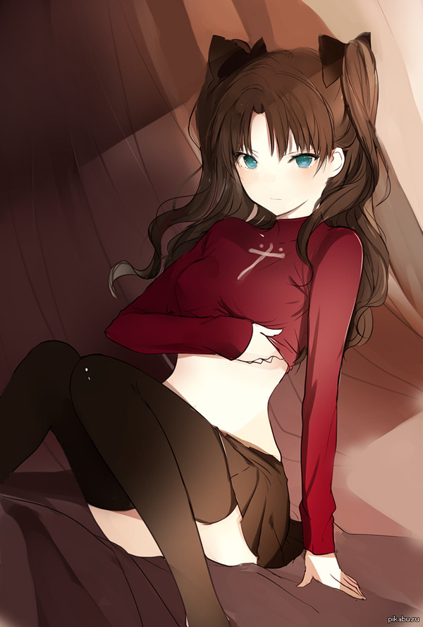 Anime Art #160 - NSFW, Anime art, Art, Anime, Anime girls, Fate, Tohsaka rin