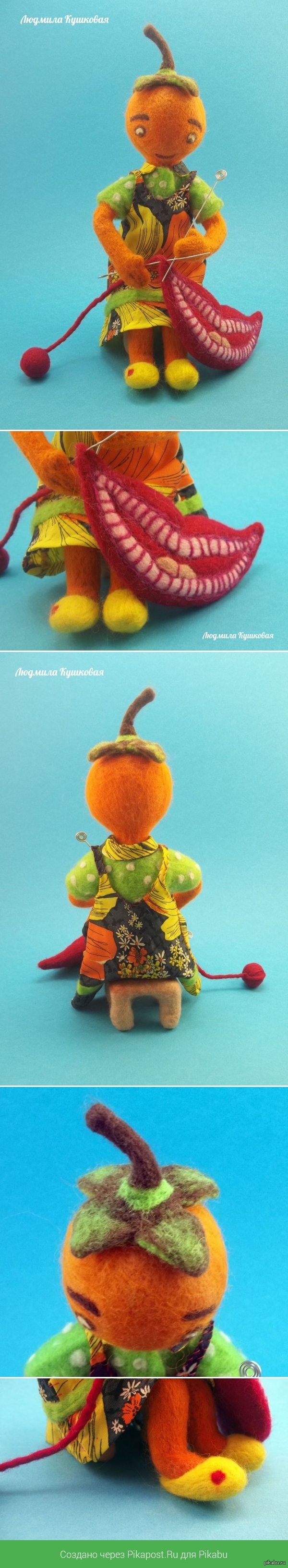 Людмила Кушковая вырастила ХУРМУ .. из шерсти!