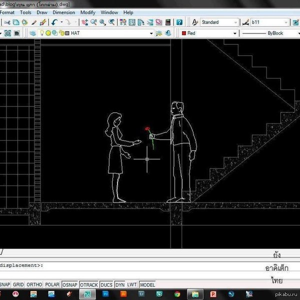 Неисправимый романтик - Чертеж, Autocad, Архитектура, Инженер, Романтика, 8 марта