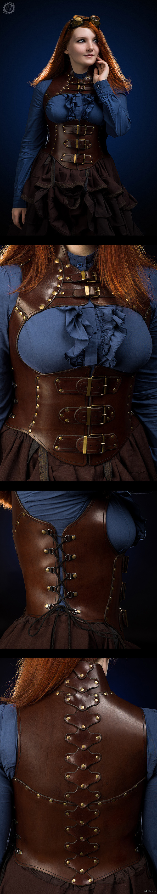 Сбруя/жилет/доспех из натуральной кожи