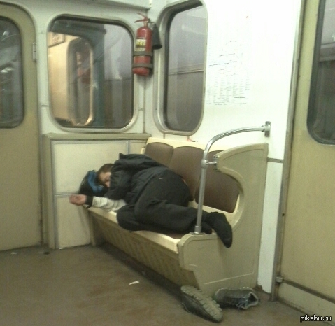 In the subway, like at home - My, Metro, Comfort