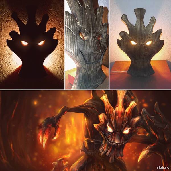 Друг столярит:))) Порадовали фаната суровой маской Маокая