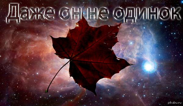 Одиночество это самообман...