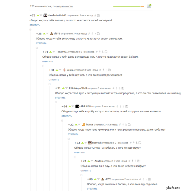 Когда комментарии заслуживают отдельного поста