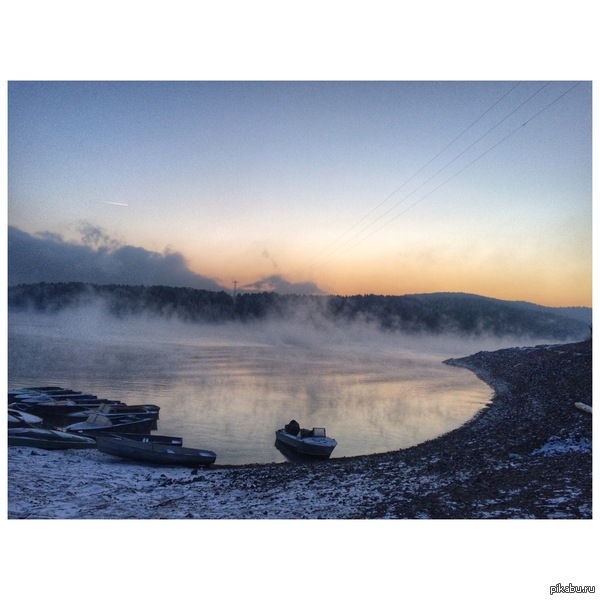 Могучий сибирский Енисей