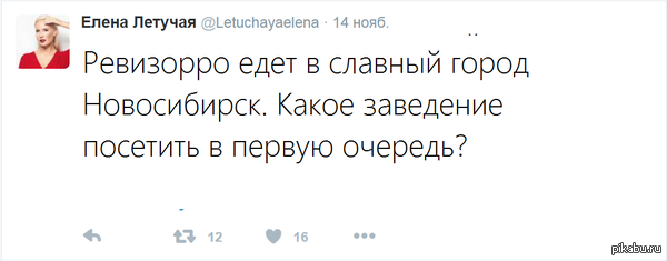 Ревизорро едет в Новосиб