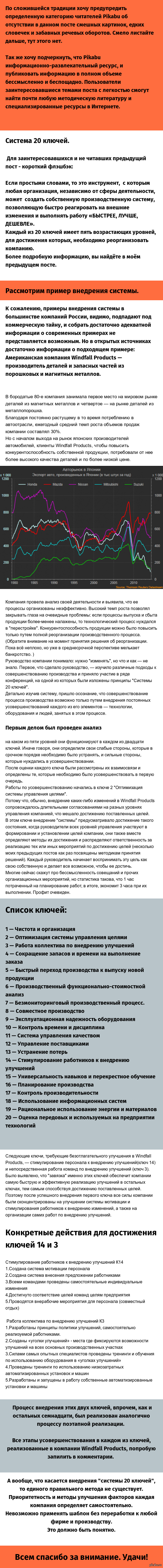 Подход к комплексной трансформации компании. Продолжение.