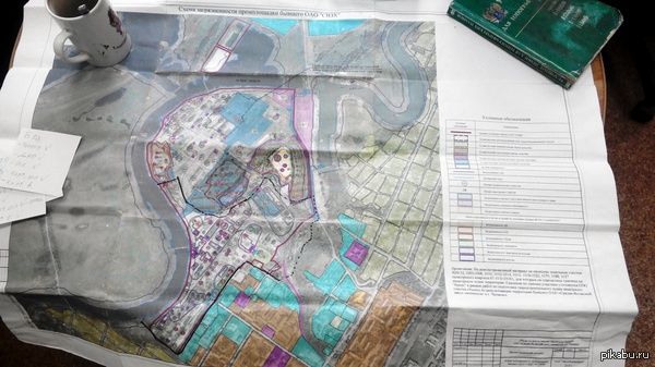 Схема завода похожа на карту из ГТА