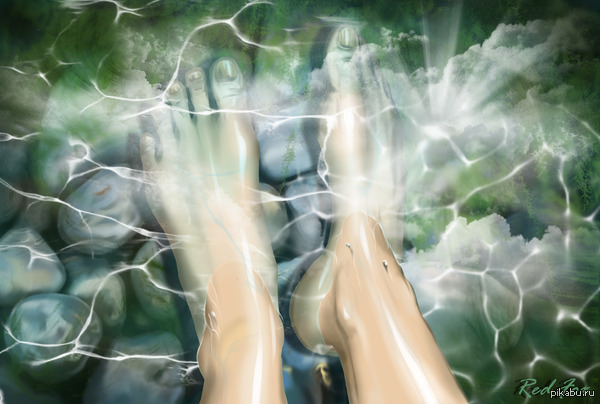 Было нечего делать и я нарисовала ноги..