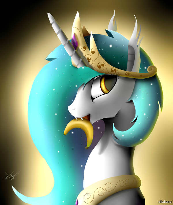 Celestia Banana Vampire :3      - http://skitsniga.deviantart.com/