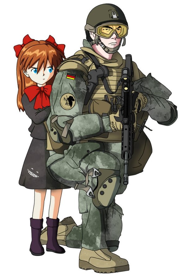 Der Schutz , Evangelion, Asuka Langley, , Nerv