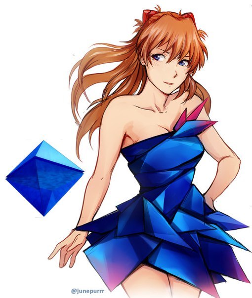     , Evangelion, Asuka Langley, Ramiel