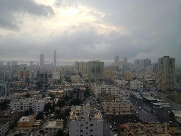 Вот так встречал первый дождь в Новом Году 03.01.2016