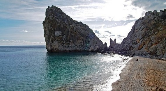 Лучшие места для отдыха с палаткой на берегу моря в Крыму Крым, Палатка, Отдых, Море, Длиннопост