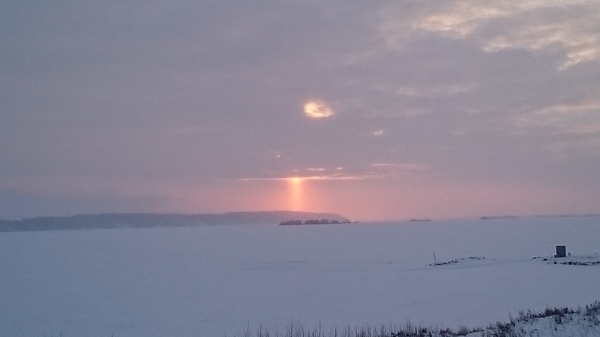 Закат на Волге