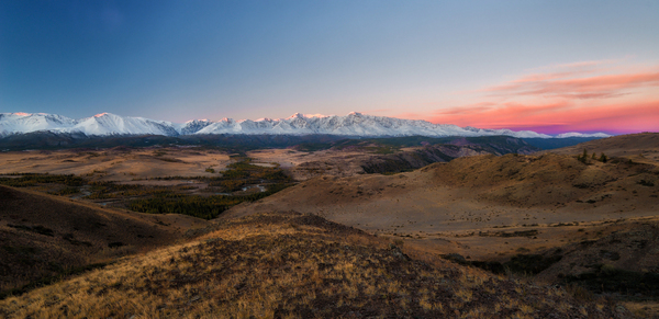 Курайская степь. Алтай. Природа, Россия, Курайская степь, Республика Алтай, Длиннопост