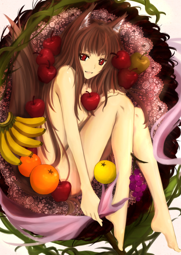    . Anime Art, , Spice and Wolf, Horo, Holo
