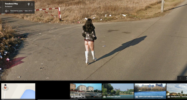 Spit on the cold, the main thing is the goods face! - NSFW, Google maps, Prostitutes, Ass, Budapest