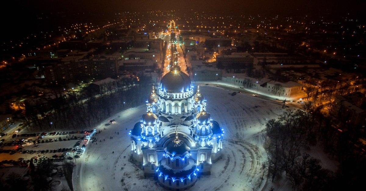 Храм кафедральный собор Новочеркасский зимний