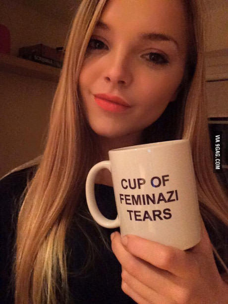 Кружка для феминацистских слёз*