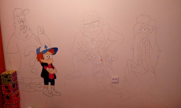 Решила немного украсить комнату. Пожелайте мне удачи =)