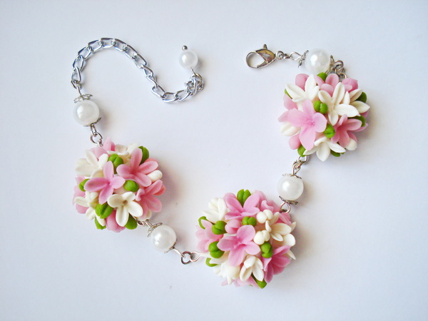 Цветочные украшения Браслет, Кулон, Украшения, Украшение, Бирюза, Подарки, Длиннопост